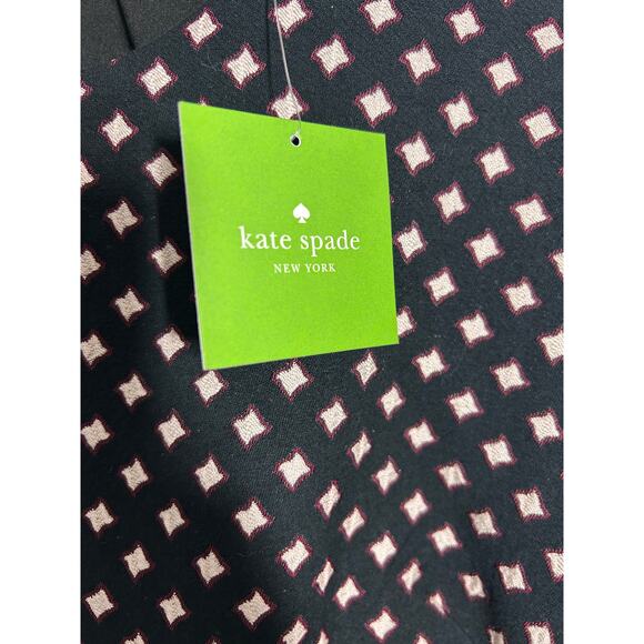 Kate Spade Diamond jacquard A Line Dress NWT - Picture 7 of 7